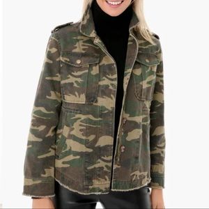 Elan Tuckernuck Camo Utility Distressed Jacket